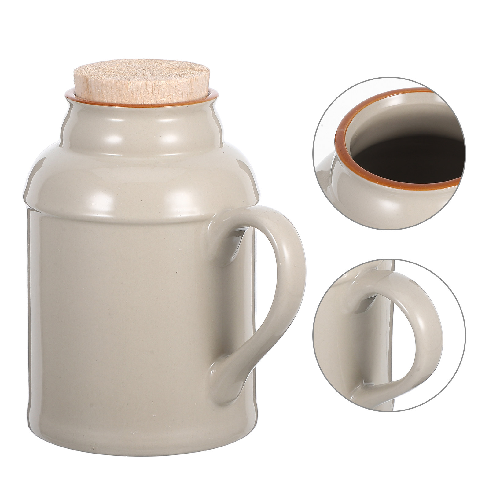 Coffee Tea Brew - Bouilloire à eau en céramique vintage