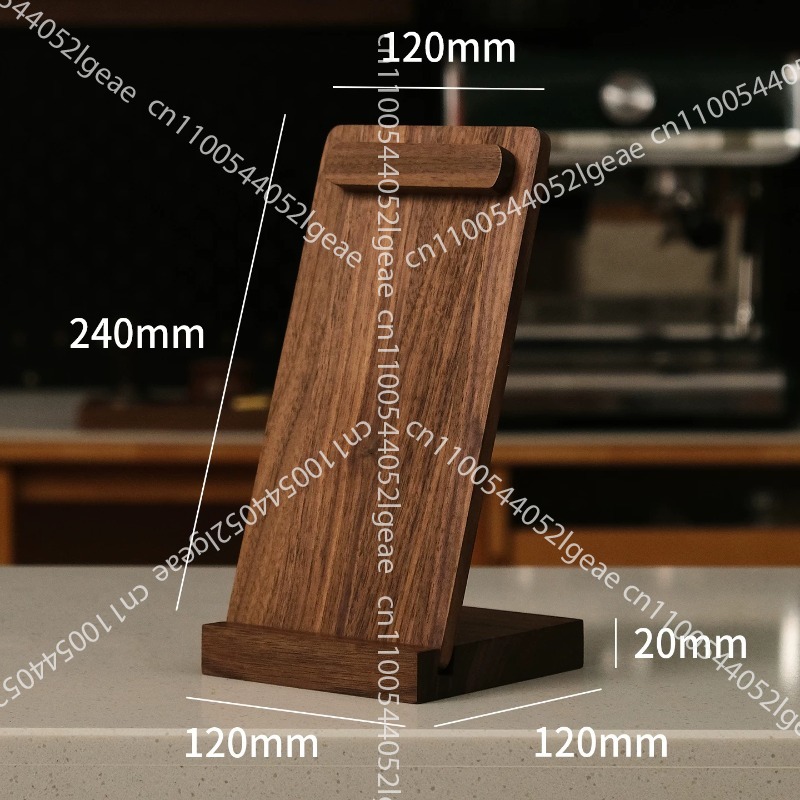 Coffee Tea Menu - Support de menu magnétique en bois