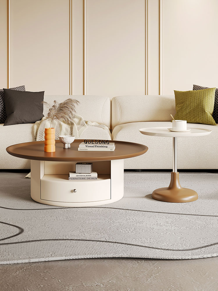 Coffee Tea Unit - Table basse circulaire, salon, petite table