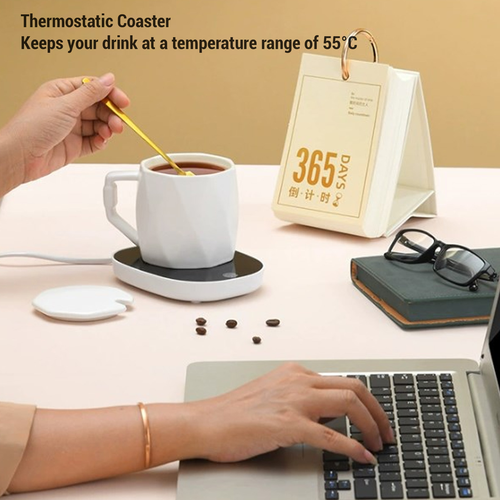 Coffee Tea Warmer - Chauffe-tasse 16W Faible Puissance 55 ℃