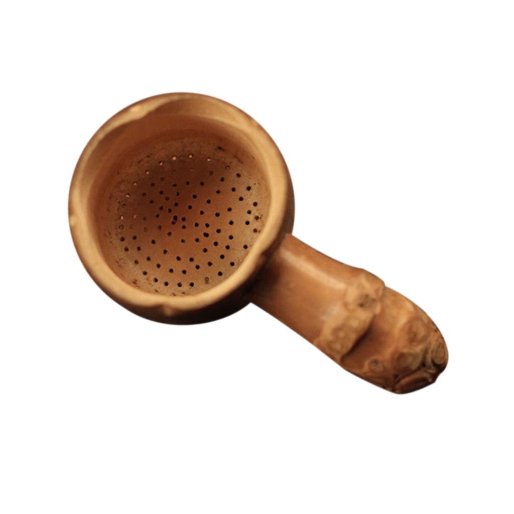 Coffee Tea Or - Filtre à thé en bambou durable,