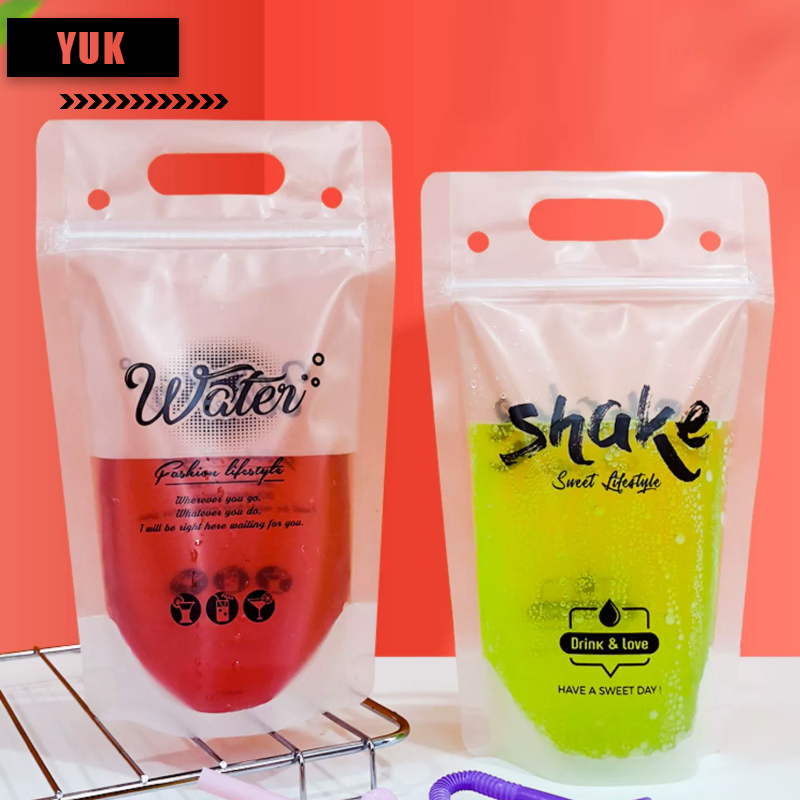 Juice Tea Coffee - Impression personnalisée de sacs d'emballage transparents