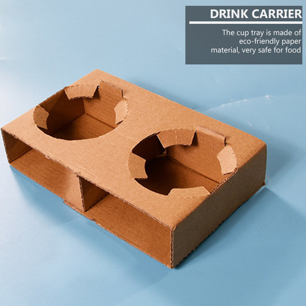 Coffee Tea Cup - 10 pièces de porte-gobelets en papier