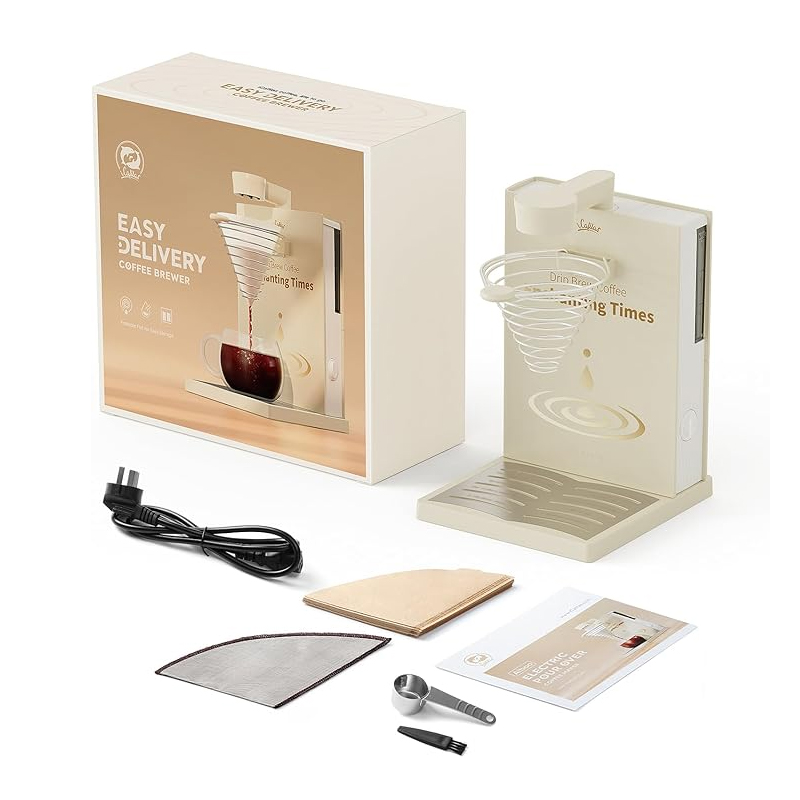 Coffee Tea Machine For Home - ICafilas-Cafetière Électrique Portable et Pliable, Infuseur