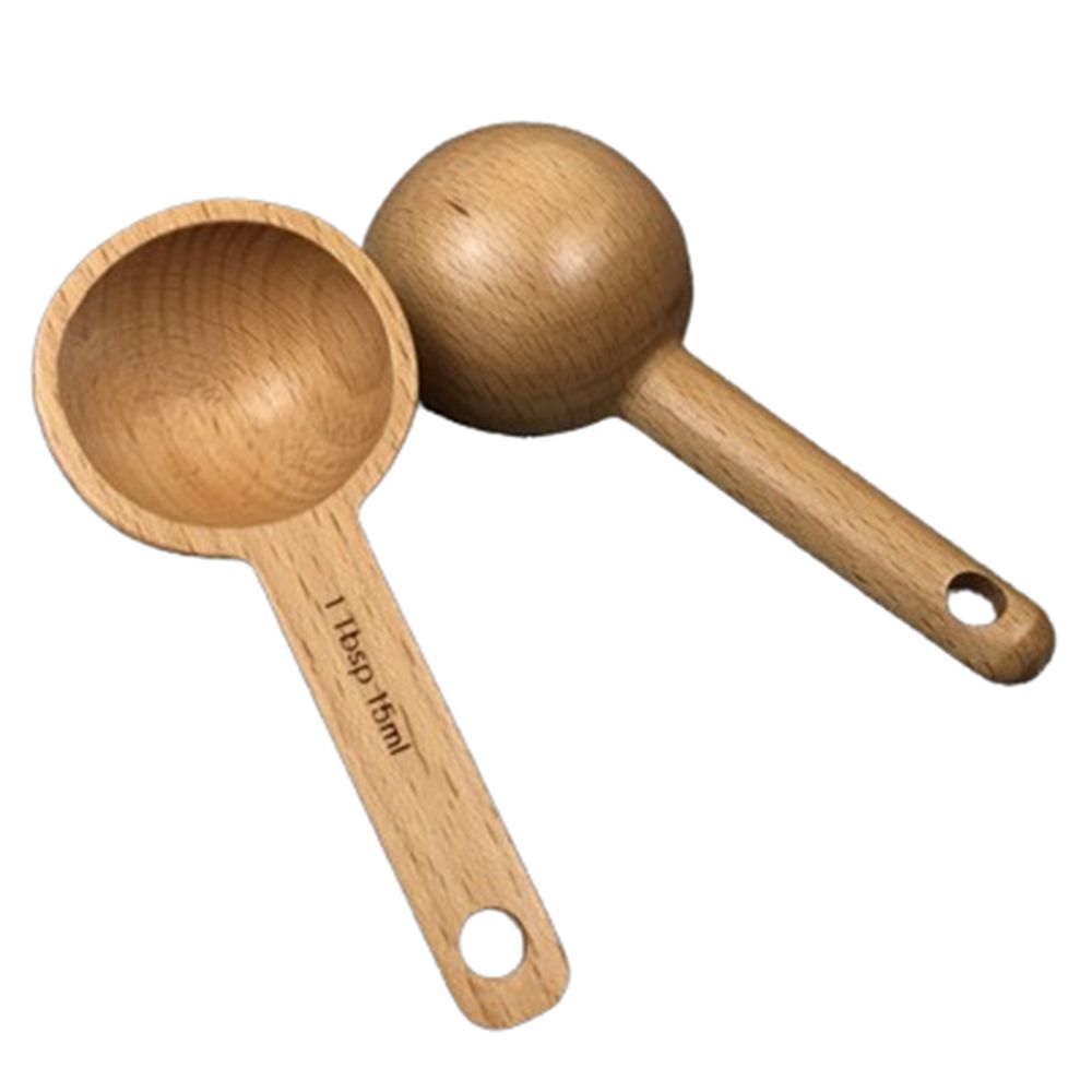 Coffee Tea Spoon - Cuillère doseuse portable en bois de