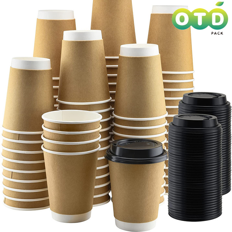 Wallpaper Coffee And Tea - Gobelet en papier à double paroi