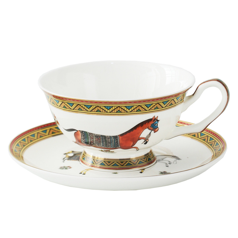 Coffee Tea Spoon - Ensemble tasse à thé et soucoupe