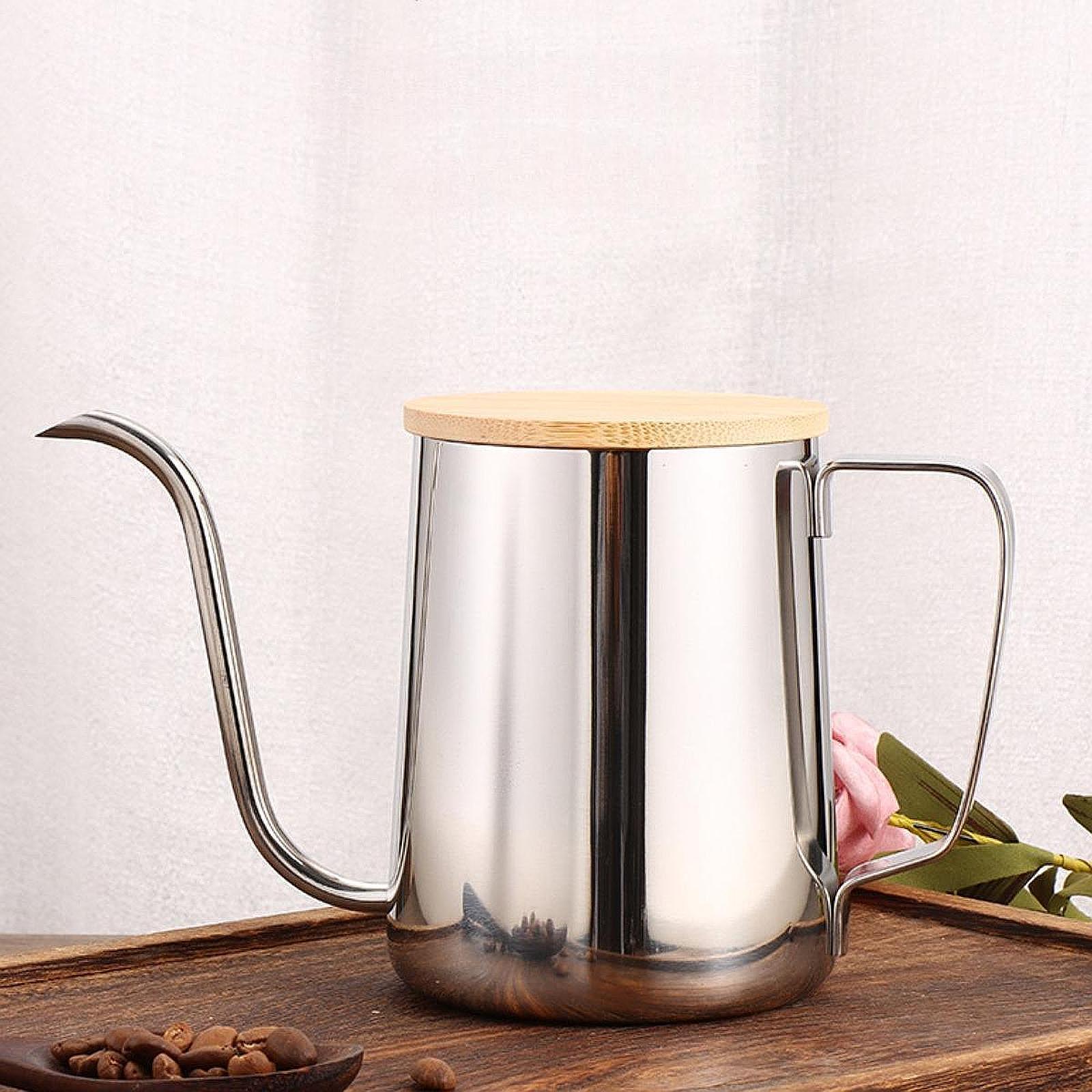 Pour Over Kettle - Verser sur bouilloire Camping cafetière 600ml