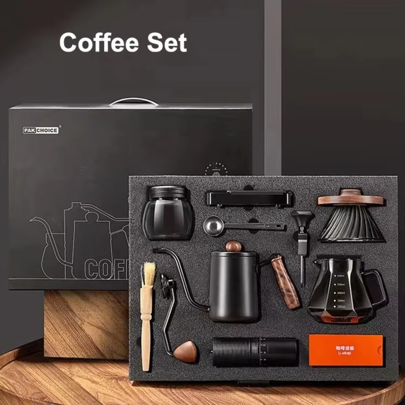 Pour Over Kettle - Ensemble de voyage 10 pièces pour