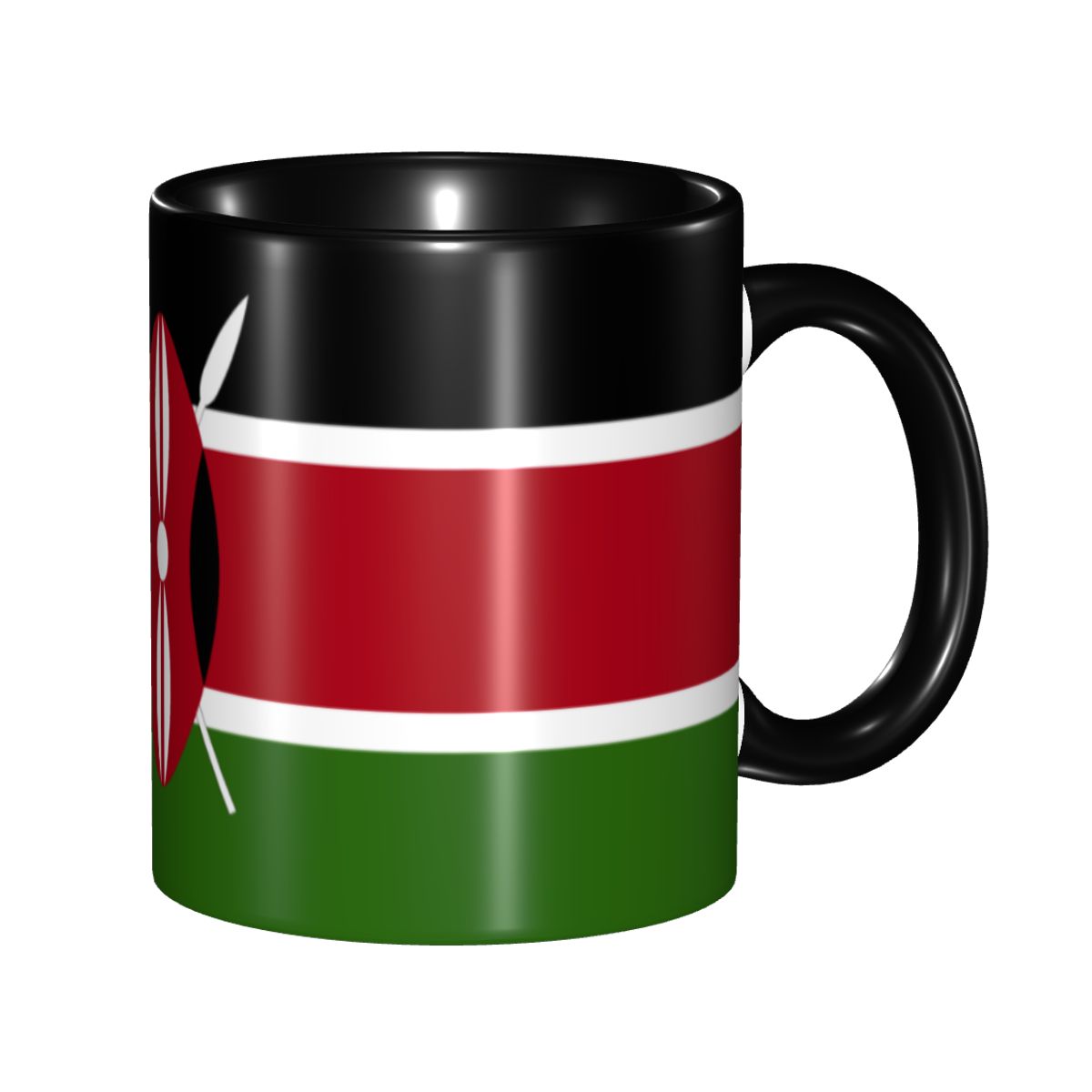 Coffee Tea Kenya - Tasse à café drapeau du Kenya,