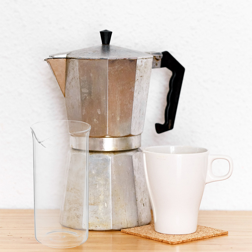 Coffee Tea Brew - Carafe à café en verre transparent
