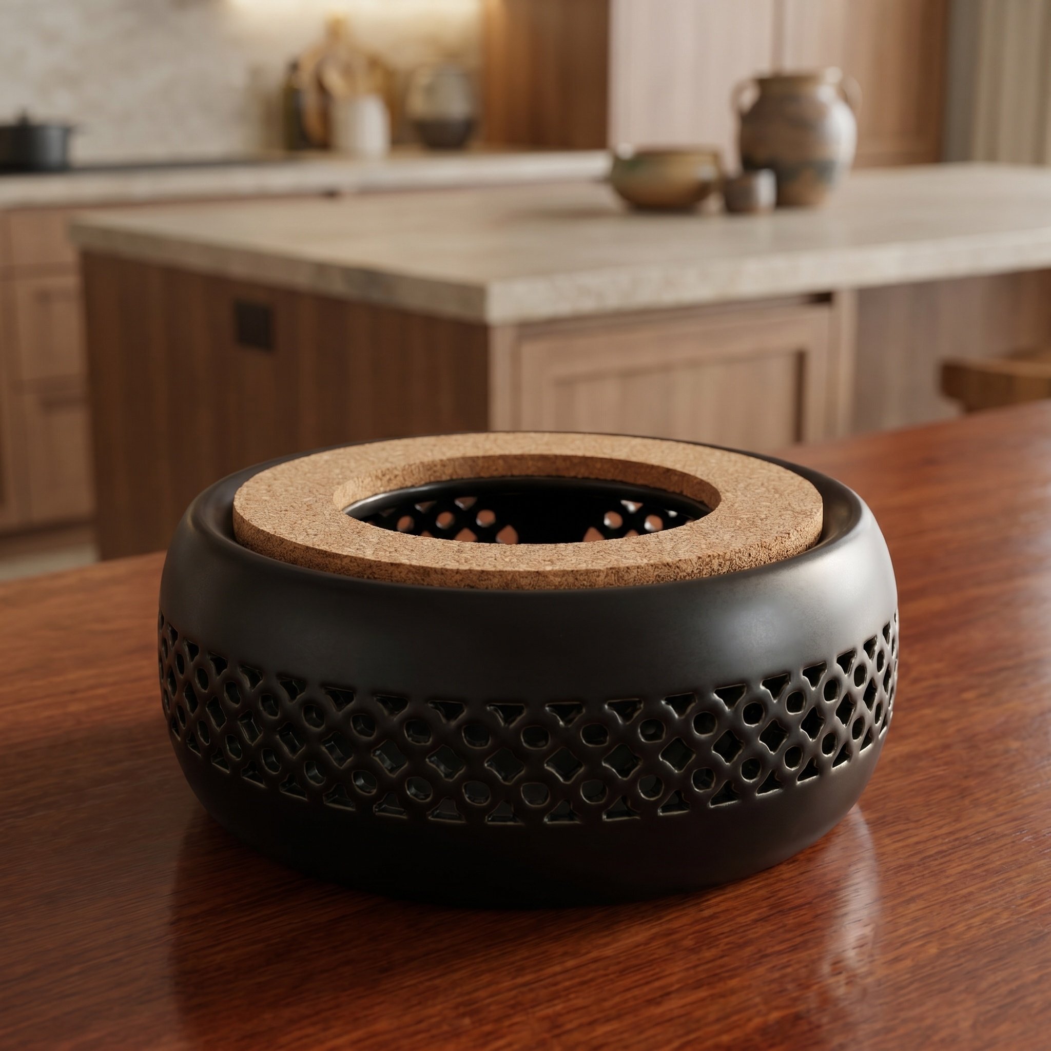 Support chauffant en liège pou - Coffee Tea Warmer avis et prix