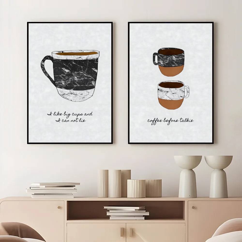 Affiche d'art mural sur le thè - Wallpaper Coffee And Tea avis et prix