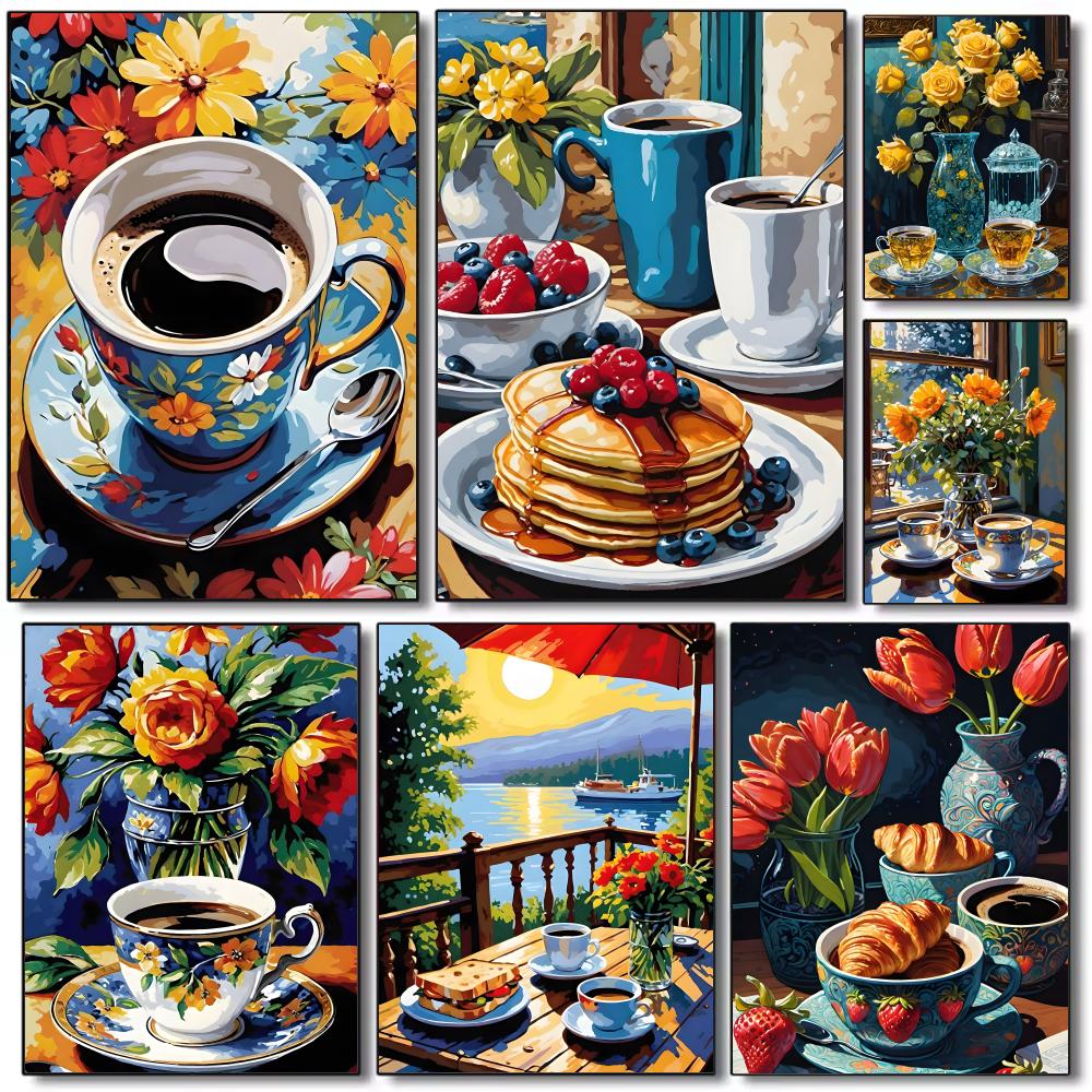 Affiche de tasse de café pour  - Wallpaper Coffee And Tea avis et prix