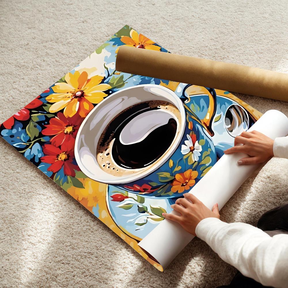 Affiche de tasse de café pour  - Wallpaper Coffee And Tea avis et prix