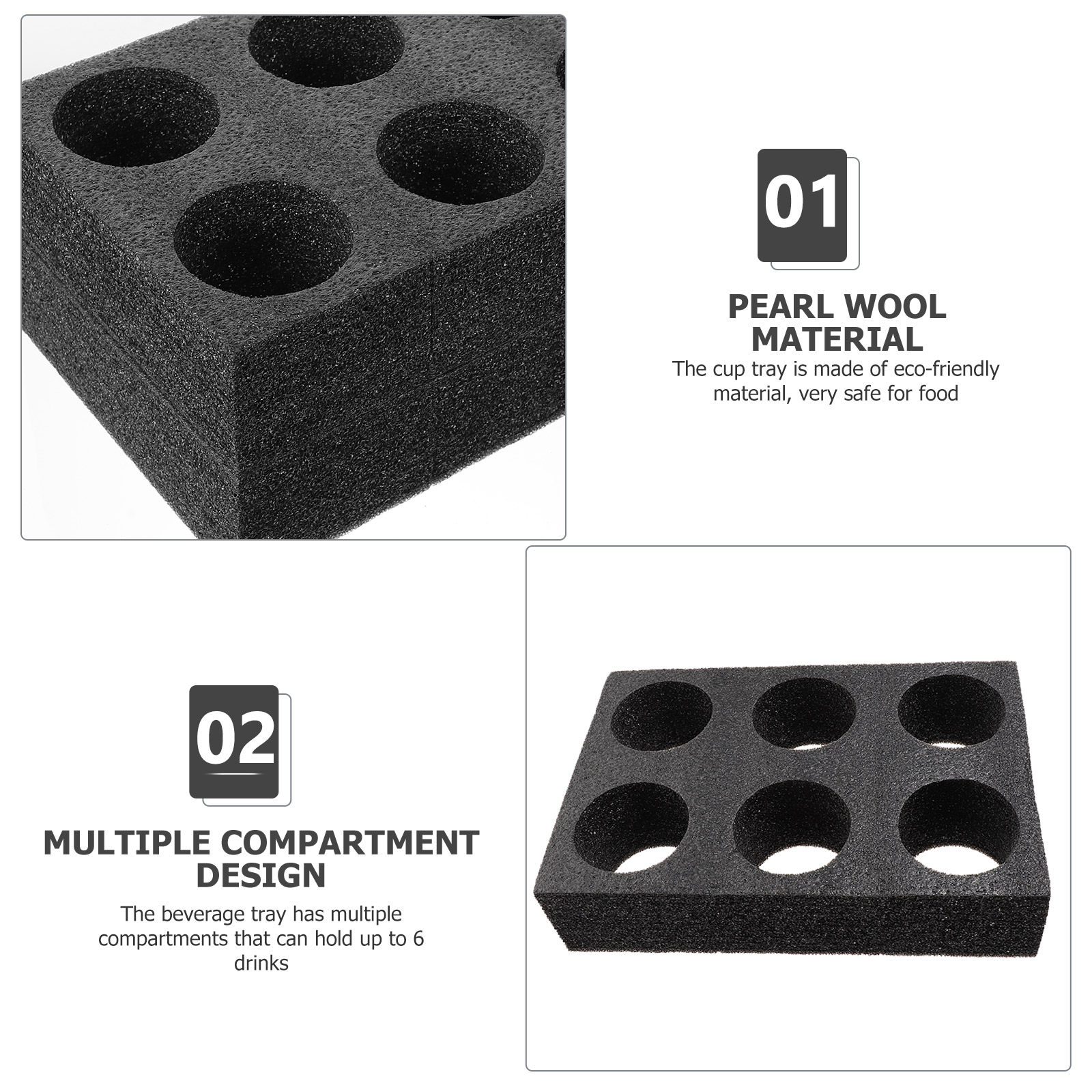 Lot de 2 plateaux porte-gobele - Coffee Tea Cup avis et prix