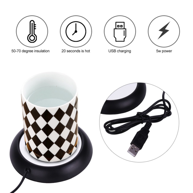 Chauffe-tasse USB en imitation - Coffee Tea Warmer avis et prix