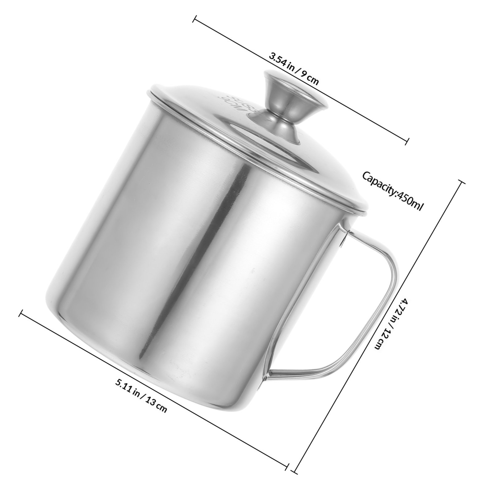 Tasse en acier inoxydable à do - Coffee Tea Cup avis et prix
