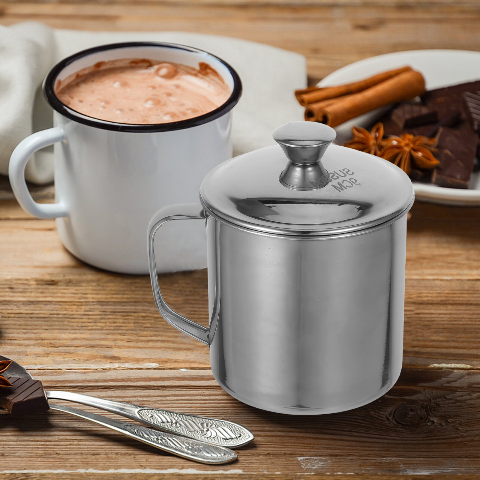 Tasse en acier inoxydable à do - Coffee Tea Cup avis et prix