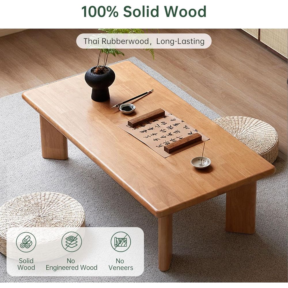 Table basse en bois massif de  - Coffee Tea Or avis et prix