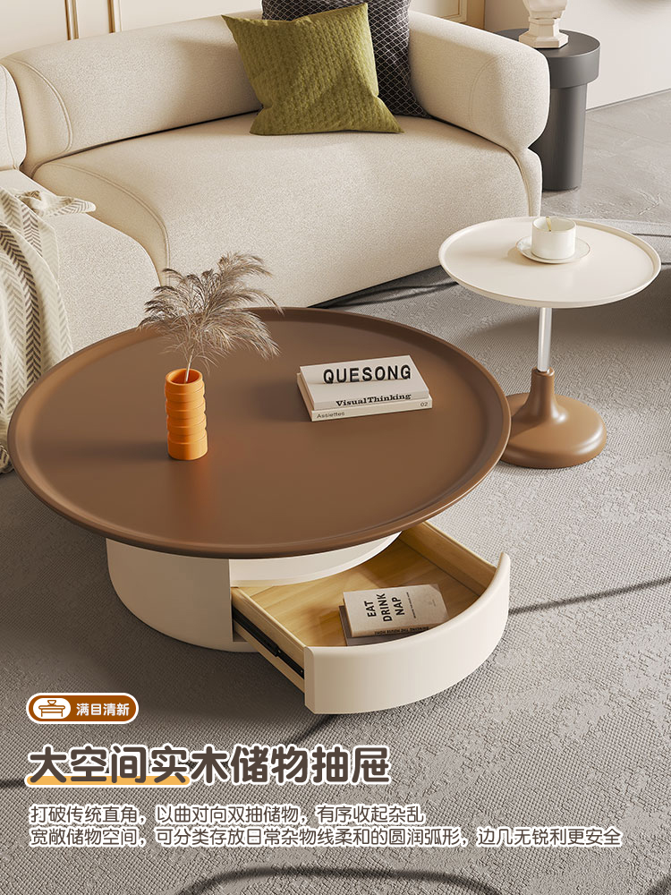Table basse circulaire, salon, - Coffee Tea Unit avis et prix