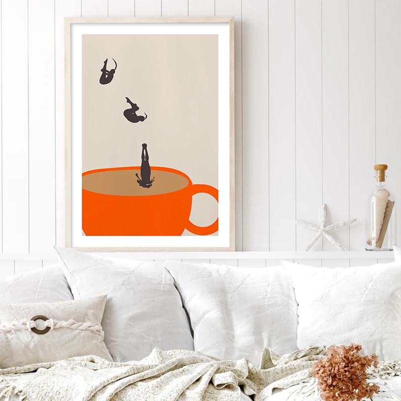 Toile d'Art Mural de Méditatio - Coffee Tea Picture avis et prix