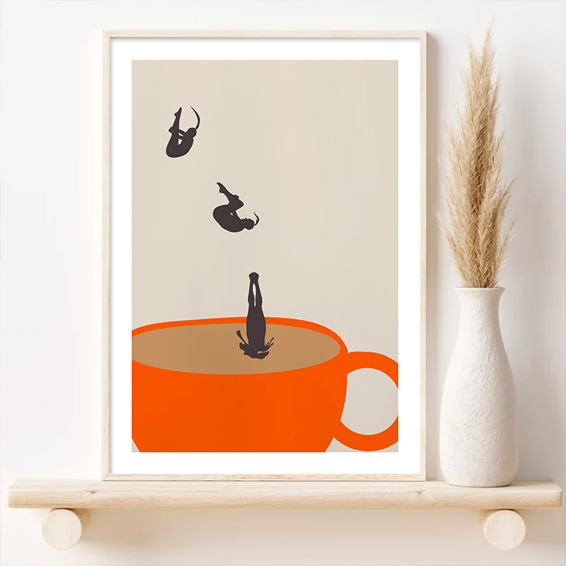 Toile d'Art Mural de Méditatio - Coffee Tea Picture avis et prix