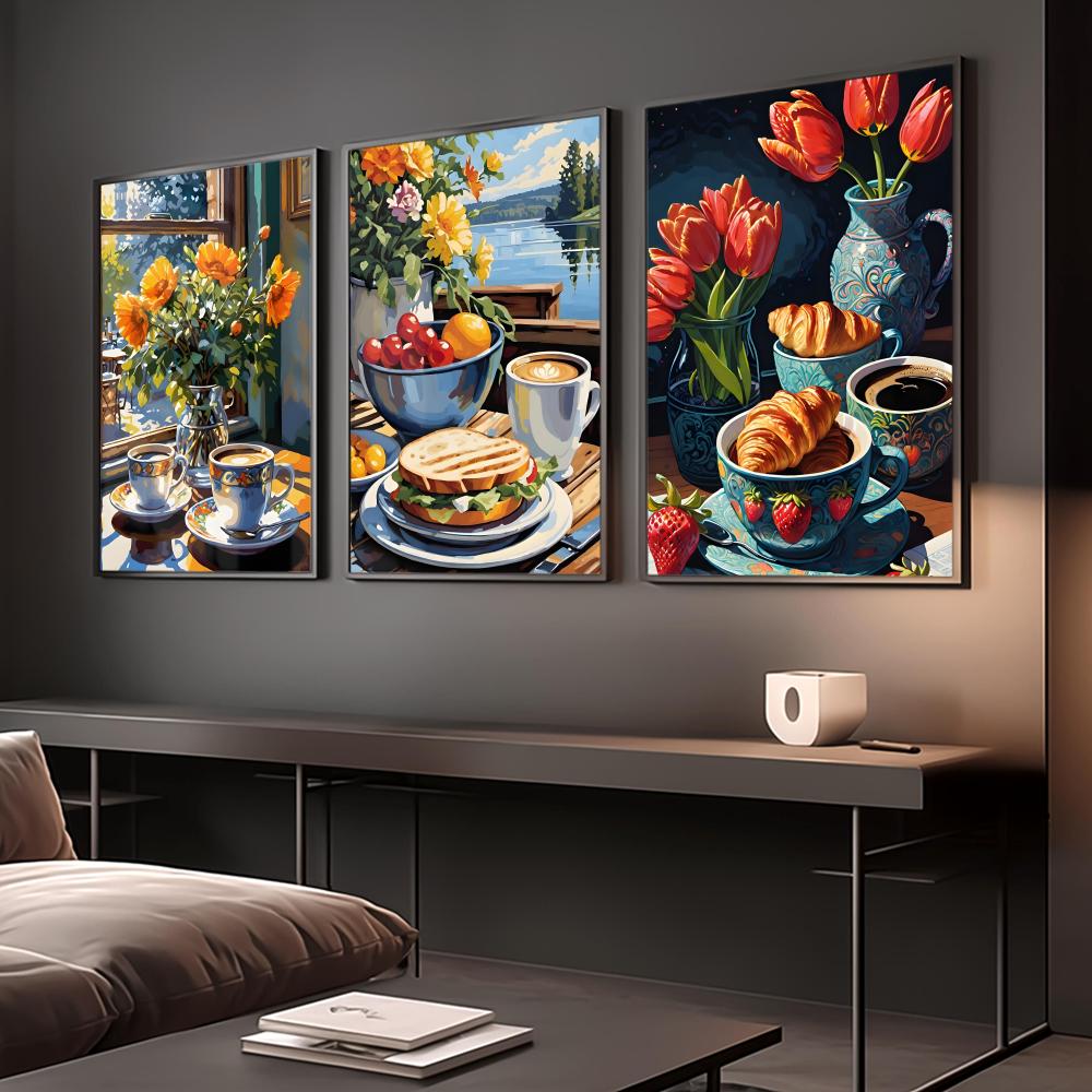 Autocollant mural auto-adhésif - Wallpaper Coffee And Tea avis et prix