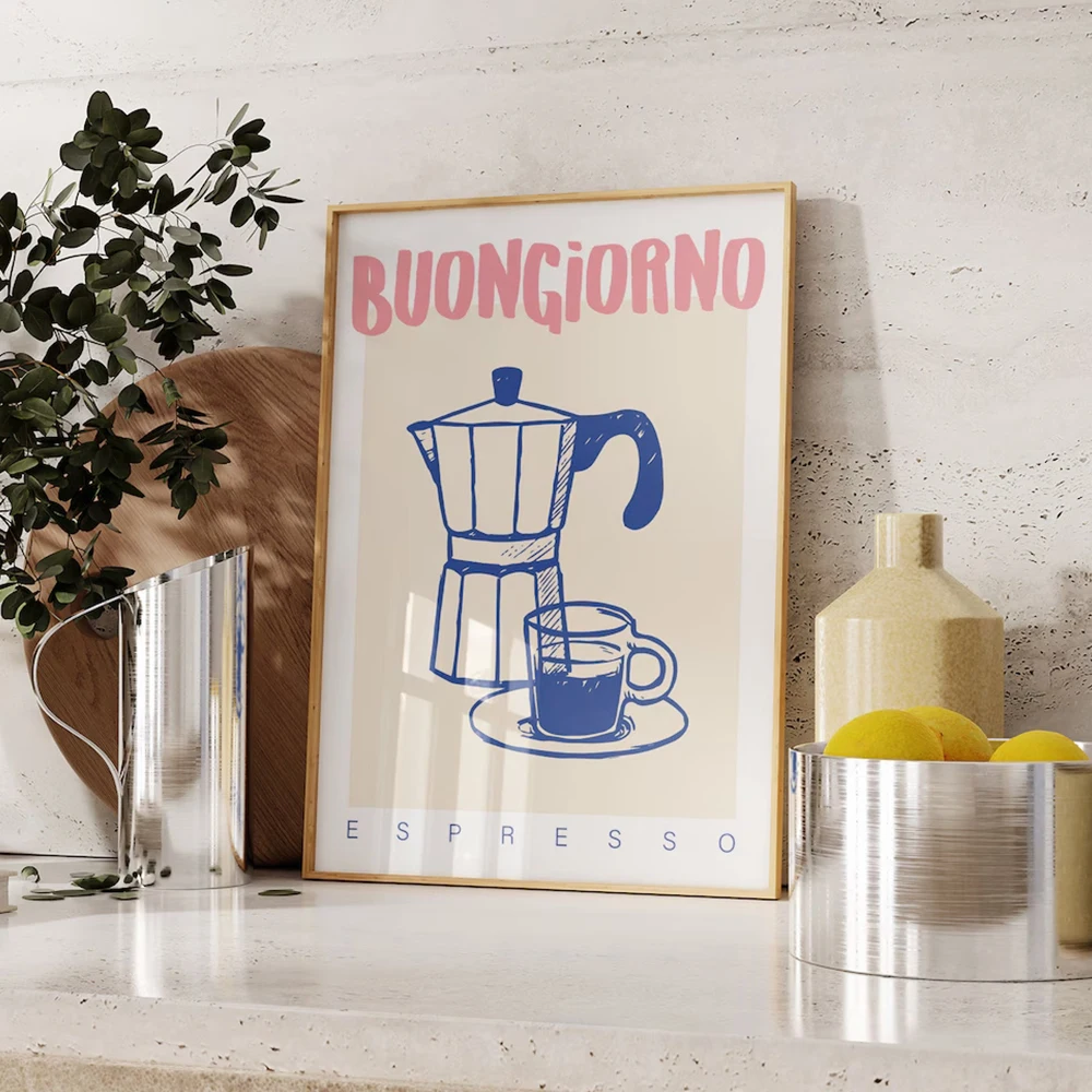 Impressions d'art mural expres - Coffee Tea Poster avis et prix