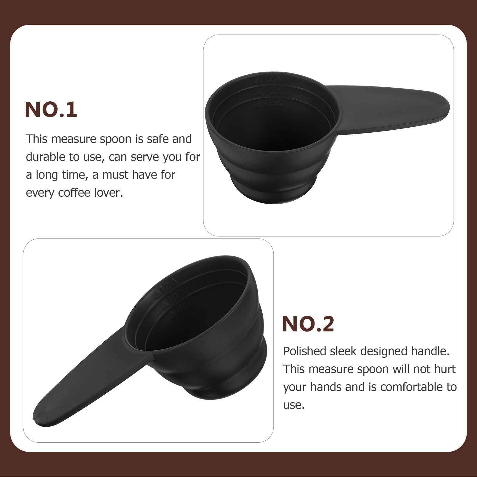 Lot de 5 cuillères doseuses à  - Coffee Tea Spoon avis et prix