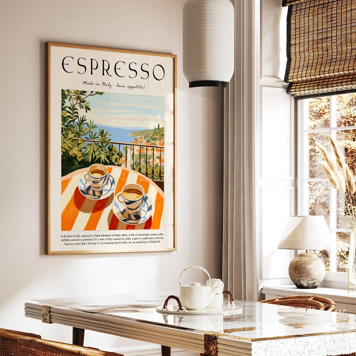 Affiche sur toile de café expr - Coffee Tea Poster avis et prix