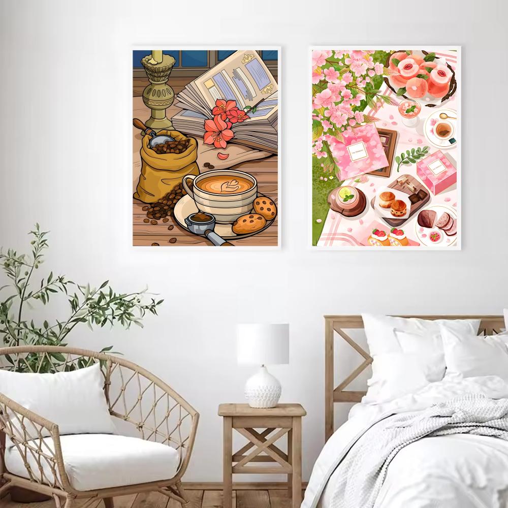 Affiche en papier imprimé sur  - Wallpaper Coffee And Tea avis et prix