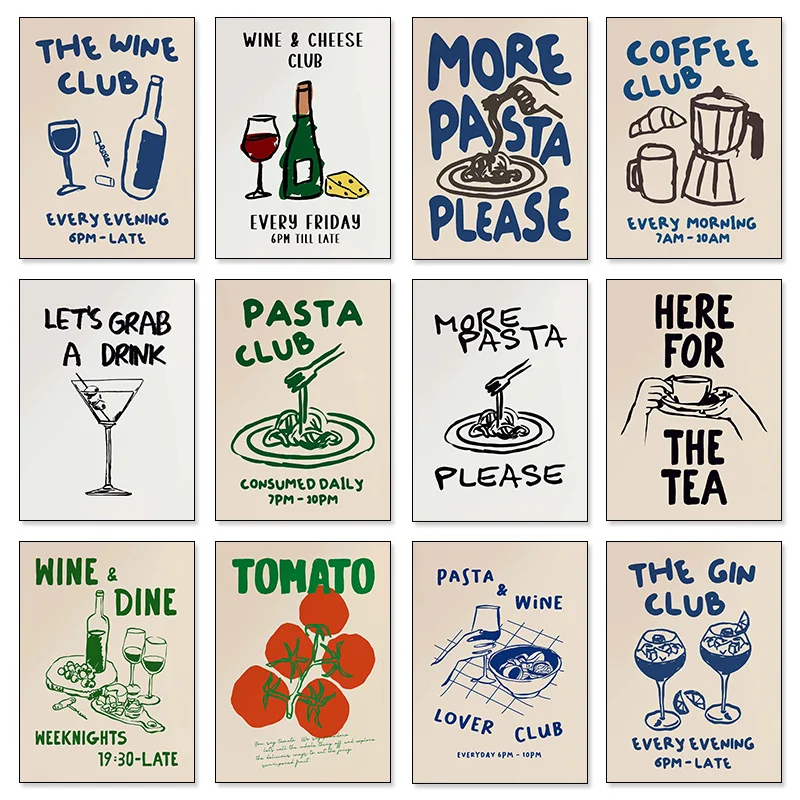 Affiches sur toile d'art mural - Coffee Tea Picture avis et prix