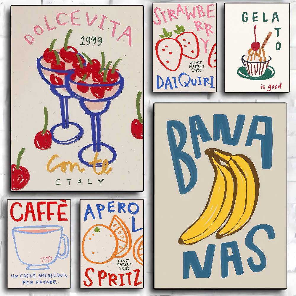 Affiches Vintage classiques ab - Wallpaper Coffee And Tea avis et prix