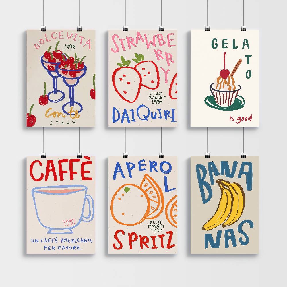 Affiches Vintage classiques ab - Wallpaper Coffee And Tea avis et prix