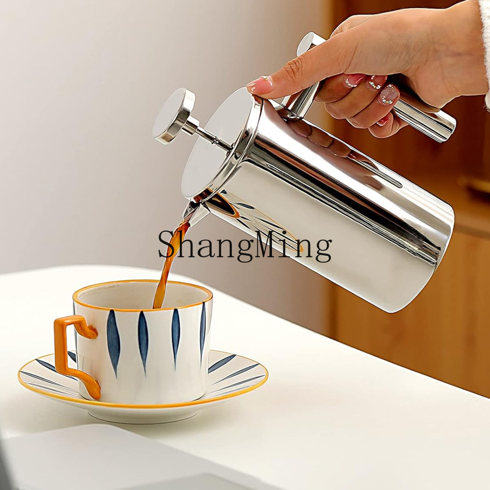 Cafetière à piston en acier in - Coffee Tea Brew avis et prix