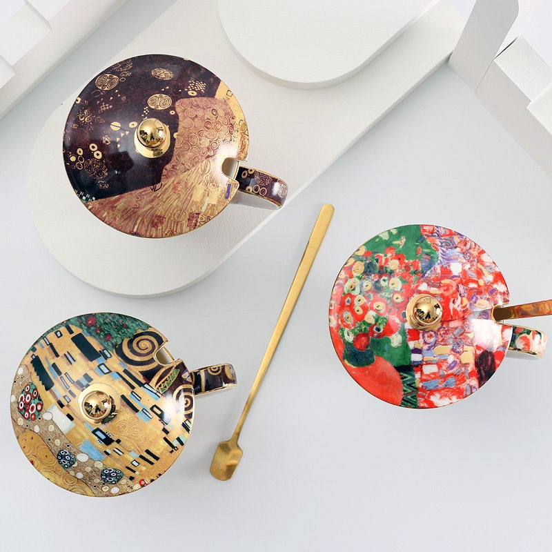 Mug en céramique européen avec - Coffee Tea Spoon avis et prix