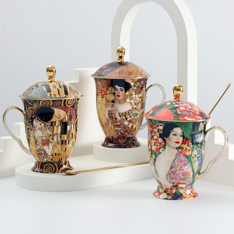 Mug en céramique européen avec - Coffee Tea Spoon avis et prix