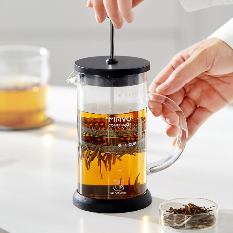 Cafetière à piston MAVO avec d - Coffee Tea Brew avis et prix