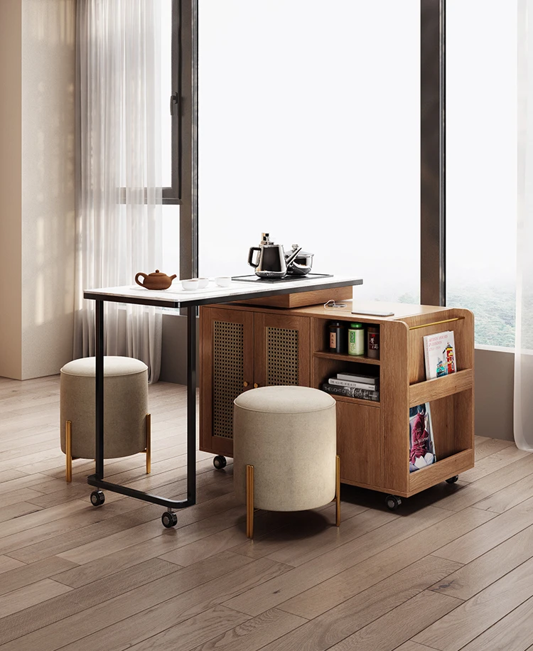 Table à thé en bois massif, pe - Coffee Tea Unit avis et prix