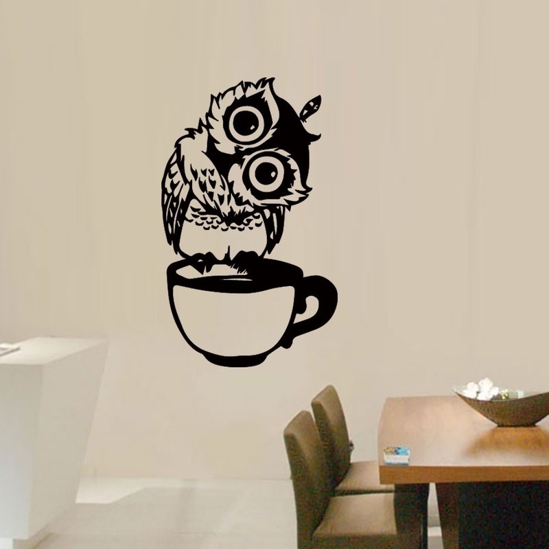 Autocollant mural amusant en f - Wallpaper Coffee And Tea avis et prix