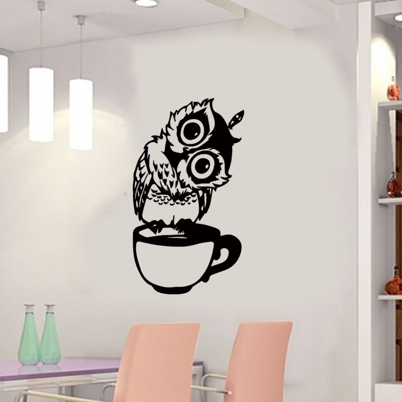 Autocollant mural amusant en f - Wallpaper Coffee And Tea avis et prix