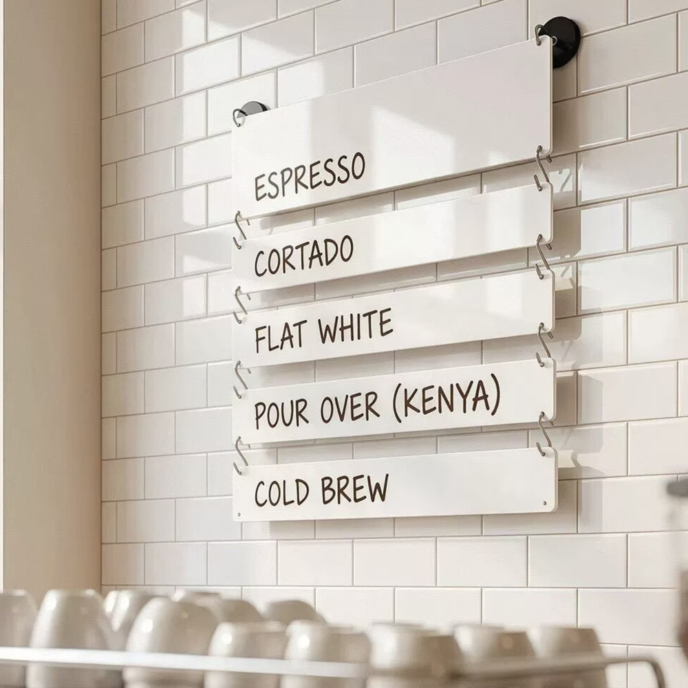 1 ensemble d'étiquettes de pri - Coffee Tea Menu avis et prix