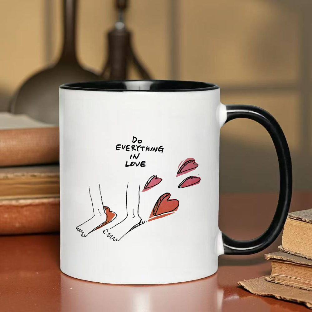 Une tasse en céramique avec le - Coffee Tea Or avis et prix